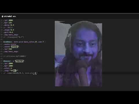 n3urøplastik - music improvisation: strudel livecode, no plans just vibes