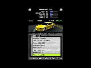 Need for Speed: ProStreet (DS) - All Cars (Garage)
