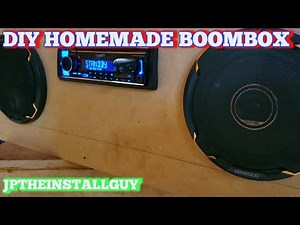 DIY make your own boombox | portable Bluetooth speaker part1