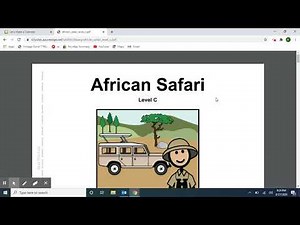 Class Meeting: August 27, 2020 Starfall Music/Calendar & ULS African Safari