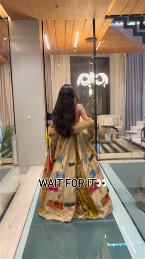 Aakarshan BTQ|Queens Pitampura on Instagram: "This lehenga deserves the spotlight. . #bridalwear #designerwear #ethnicwear #designercollection #reel"