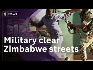 Zimbabwe election: Army patrols, deadly protests & election controversy