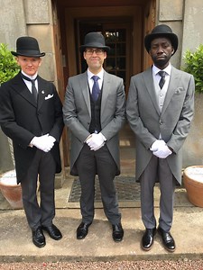 Behind the scenes at butler school in Scotland. 🎩 🍸 | BBC Scotland News