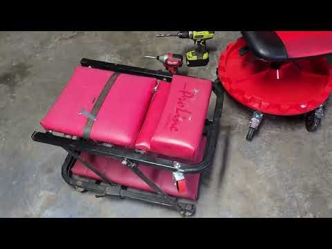 Old Pro-Line creeper/shop stool gets new casters