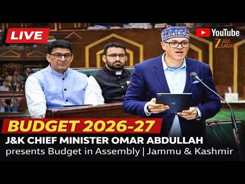LIVE: JK Chief Minister Omar Abdullah presents Budget 2026-27 in Assembly | Jammu Kashmir | Zee JKL