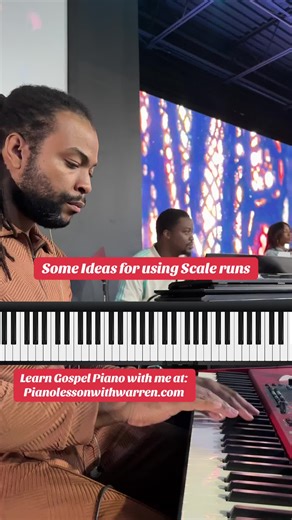 Some Ideas for using Scale runs: #gospelmusic #gosplemusicians #gospelpianist #gospelsingers #gospelpiano