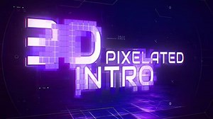 3D Pixelated Intro (Portrait Version) | Renderforest