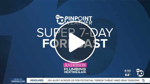 ABC 10News Pinpoint Weather with Max Goldwasser: Record heat continues - NewsBreak