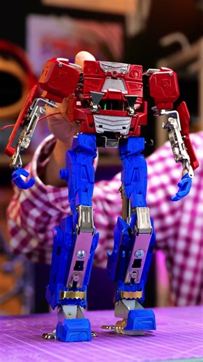 From Toy to Transformer: My Epic Optimus Prime Makeover! #Shorts