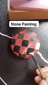 Stone Painting Ideas #15seconds #tutorial #video #stone #painting #ideas #design | Crissy Ferolino