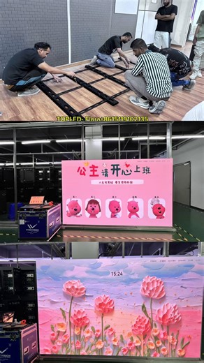 Indoor LED display assembly in progress Precise installation, clear image, stable performance Every detail matters before delivery From LED modules to a complete screen — professional solutions #IndoorLED #LEDDisplay #LEDInstallation #LEDVideoWall #LEDModule