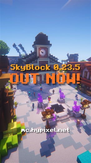 Hypixel Server on Instagram: "The latest Hypixel SkyBlock update is here! Check out Patch 0.23.5, featuring the new Dungeonbreaker pickaxe, the /pity system, improvements to Ironman Profiles, and more! ⛏️ #hypixel #minecraft #skyblock #hypixelskyblock"