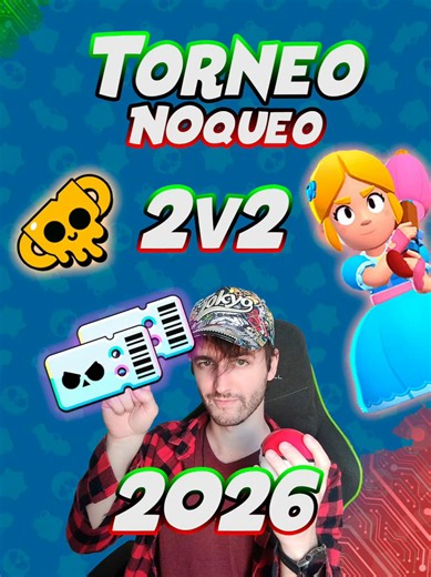 TORNEO 2v2 de NOQUEO 🏆 tú y tu DÚO GANÁIS 1 PASE CADA UNO #SupercellCreator #BrawlStars #Noqueo #Torneo #Pase
