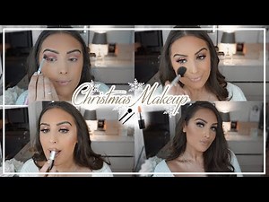 VLOGMAS DAY 19 2018 | CHRISTMAS FULL GLAM MAKEUP TUTORIAL