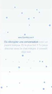 ScanMyLove : analyse tes conversations WhatsApp et découvre la dynamique de ta relation