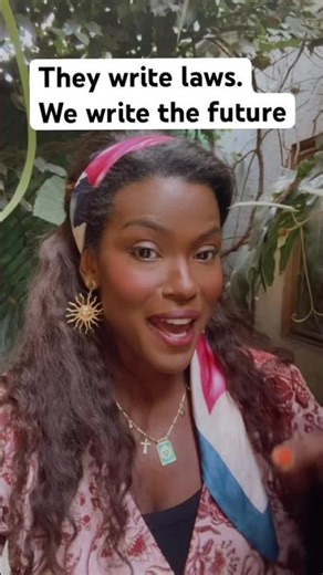 Politicians make laws.Artists make movements.