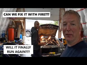 Mercedes R107 450SL Garage Find - Will it Finally RUN After 9 Years? (New Fuel Pump and Filter)