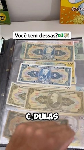 Brazilian banknotes! 🇧🇷💸 #numismaticajf #valuablecoins #rarecoins #coins #numismatics