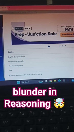 practice mock live mock test SBI po prelims 2026 #practicemock #livemocktest #sbipo