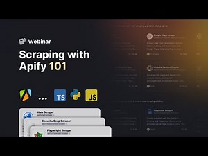 Scraping with Apify 101: Learn how to scrape any website in just few clicks