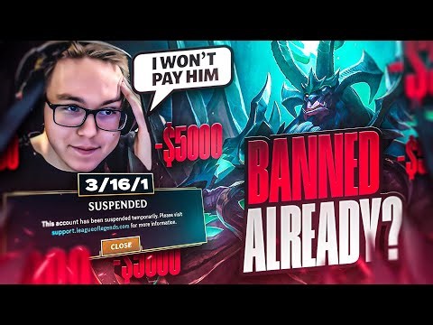 HE WON'T PAY... *$5000 BET BANNED ALREADY???*