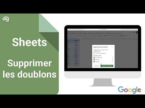 Comment supprimer les doublons sur Google Sheets ?