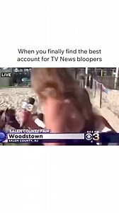 All hell is breaking loose in Woodstown. ☠️☠️☠️- If you love TV News bloopers like we do, follow our account News Fumble #tvnews #newsbloopers #newsfail #fail #blooper | News Fumble