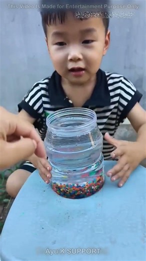 पानी डालते ही दाने हो गए Soft & Big! 😍 Kids Fun Activity