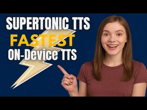 "Supertonic Text-to-Speech: Run Lightning-Fast TTS on Your PC!"