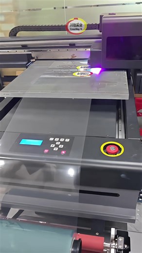 CY-6090-A 600mm*900mm Flatbed Uv Printer is not Only Printing all Flat materials Inkjet Printing Color Logo Images. also can be optional add automatic Rolls Laminating For Direct Printing UV DTF AB transfer Stickes. For More details And Price. https://www.crossway-industry.cn/goods-305.html