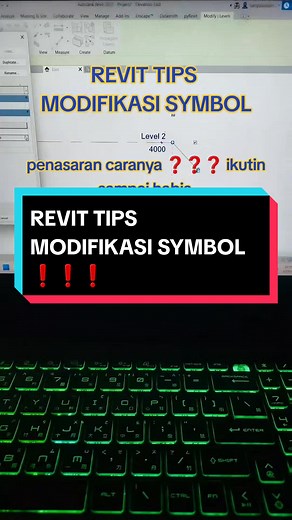 Tips Modifikasi Symbol Level di Revit