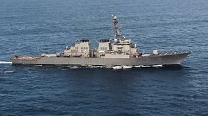 102K views · 899 shares | Off the coast of Crimea – in international waters – the USS Ross conducts ordinary naval operations. Russian state media would later report the ship changed course in response to being buzzed by Russian jets. This video shows otherwise. Take a look. | NATO | Facebook