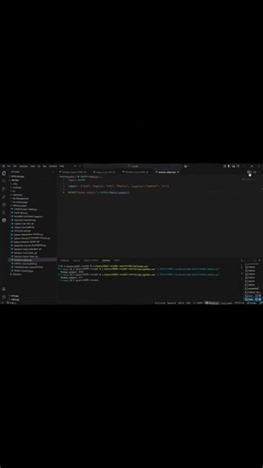 Python Choose Random Subject📖 #coding #pythonprojects #programming #shorts #whattostudy #kdrama#web