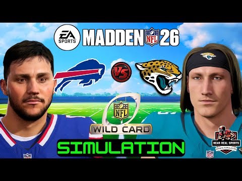 BILLS vs JAGUARS | NFL PLAYOFFS | MADDEN 26 PREDICTIONS