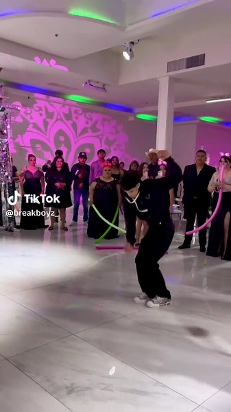 Breakdance Performance at Quinceañera Celebration
