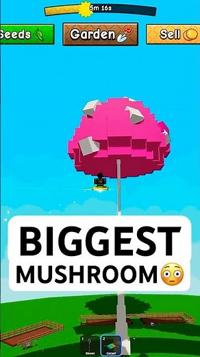 The BIGGEST Mushroom in Grow a Garden! 😱🍄