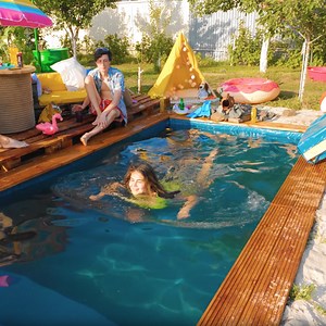 457K views · 4.4K reactions | Build Your Own Fun Swimming Pool on Your Backyard | Green Bean | Facebook