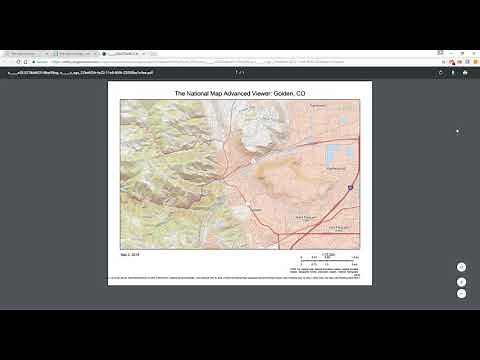 Lesson 3e - The National Map Viewer Tool Functionality: Print