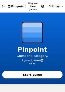 LinkedIn Pinpoint Answer Today #708 #pinpoint