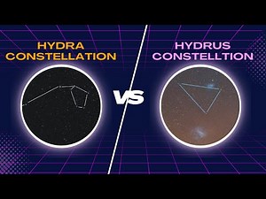 Hydra Constellation versus Hydrus Constellation