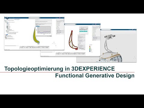 Topology Optimization in CATIA 3DEXPERIENCE - Functional Generative Design