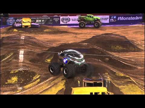 Monster Jam - New Earth Authority Freestyle in Phoenix - January 25, 2014