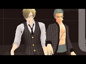 【One Piece MMD】LUVORATORRRRRY!【Zoro & Sanji】