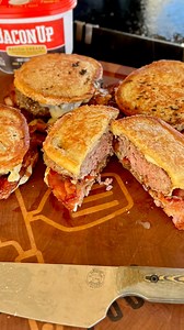 Throwback Thursday! Bacon Weave Grilled Cheese Burgers #bacon #burger #outdoorcooking #jesus | Nicholas Perrone