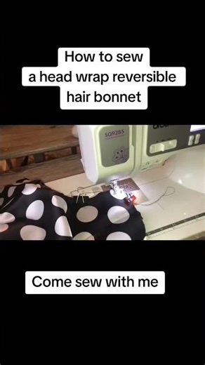 Sewing Projects 🧵 Bonnet making #sewingprojects