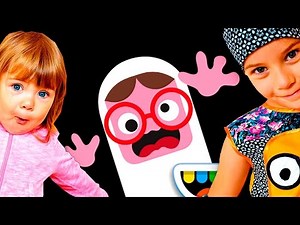 ПРИВЕДЕНИЕ пугает жителей дома - Играем в Toca Boo - Смешное развлекательное видео для детей