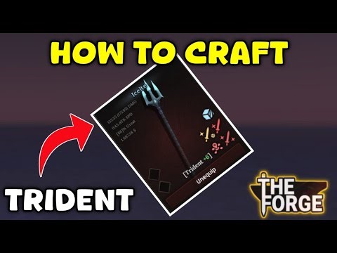 How to Craft Trident in The Forge | Trident Crafting Guide (Easy Method)