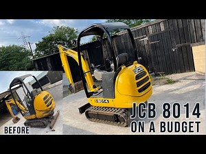 Restore JCB 8014 MINI DIGGER on a Budget