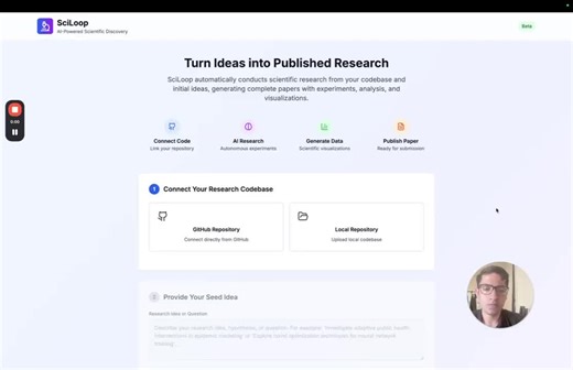 Sciloop: AI for automating scientific research loop | Y Combinator posted on the topic | LinkedIn