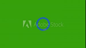 Green Screen Modern and Flat Design Circle Loading animation or Progress Bar Animation Background Stock Video Including Green Screen Background